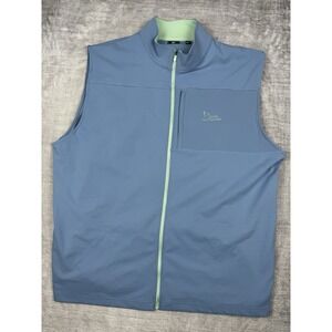 Footjoy‎ Vest Mens 2XL Blue Lightweight Golf Performance  Ribbed Seven Springs